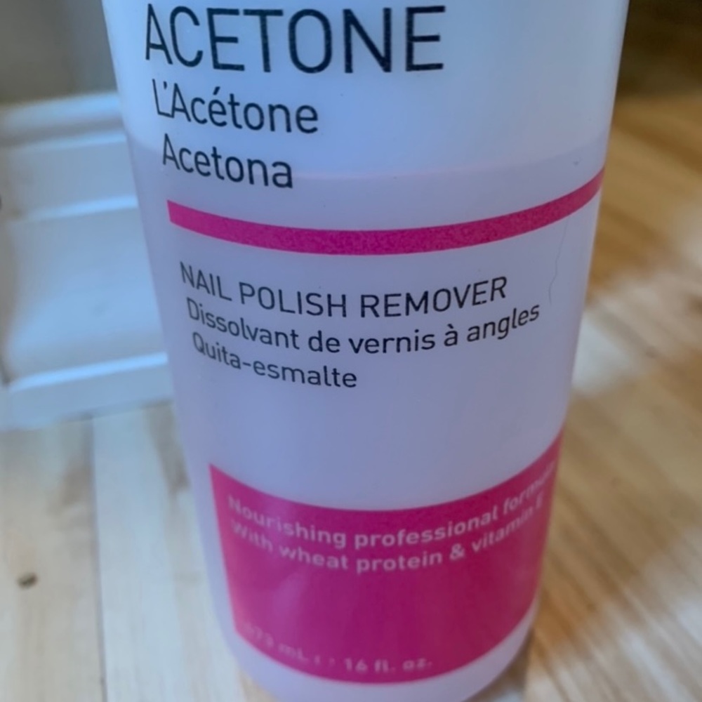 Beauty secrets acetone- little less than half bottle full! Must sell! - Picture 3 of 9